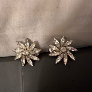 Dazzling Crystal Starburst Earrings